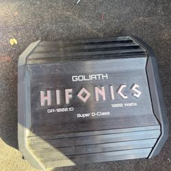 Hifonics 1000W mono amp