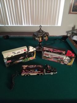 Dale Earnhardt trucks and lamp