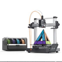 NEW)-Anycubic Kobra 3 V2 Combo 3-D printer