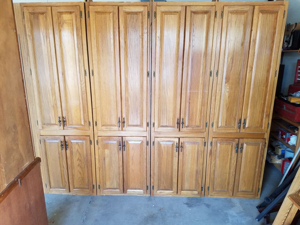 4 tall cabinets