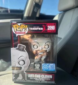Hot topic Scare Fair 2026 Funko Pop Art the Clown Terrifier 3 #2090