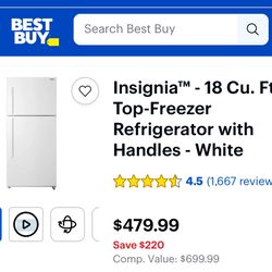 Insignia Refrigerator