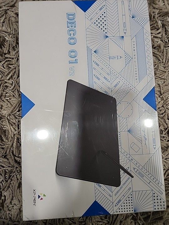 XP-Pen Deco 01 V2 Graphics Drawing Tablet 10''x6.25" 60° Tilt 8192 Level