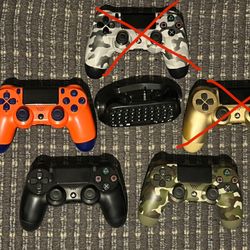 Ps4 Controllers And Chat Pad 