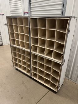 Large Multi-Cubby Storage Organizer Unit/shoe organizer trunk
