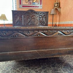 Mexican Carved Bedroom Set
