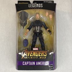 Marvel Legends Infinity War Captain America with Thanos Head