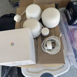Google Nest WiFi  Router Hub &3 Add On Points 