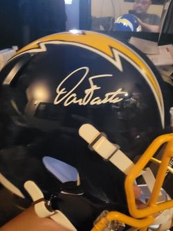 Autographed Dan Fouts Full Size Helmet 