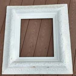 One Antique Carved Wood Frame 