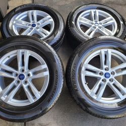 FORD EXPLORER OEM STOCK RIMS AND TIRES BRAND NEW 255/65/18 All MATCHING HANKOOK KINERGY GT TIRES.