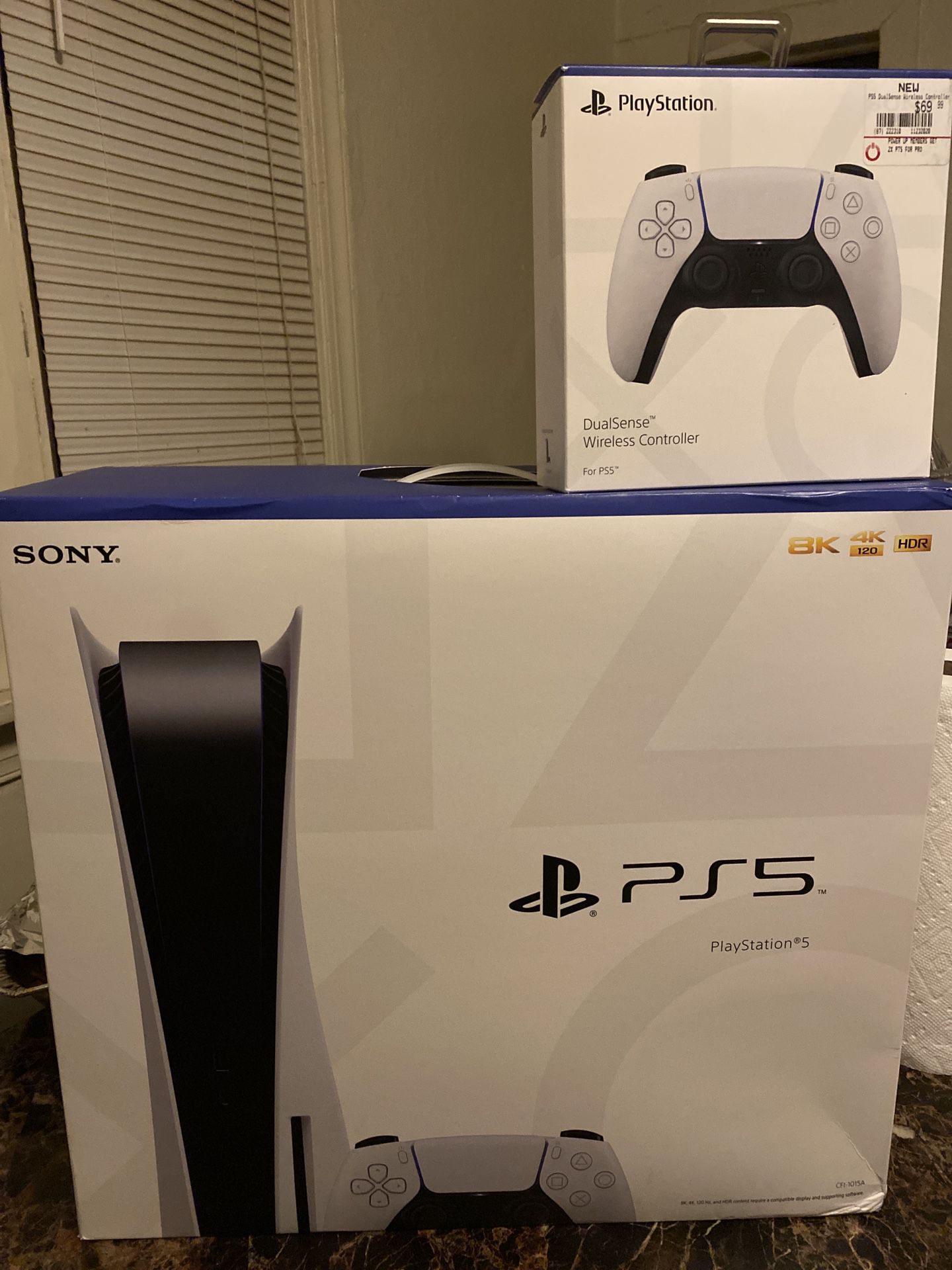 PS5 Disc Console With Extra Controller