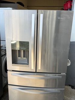 Whirlpool 4-Door Refrigerator - Mega Capacity 36”x70” 🚚