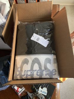 Supreme Lacoste Hoodie sz Large