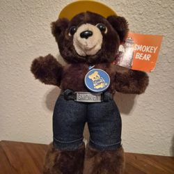 Vintage DAKIN Smokey Bear Stuffed Doll # 28 -0015