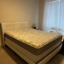Queen Sized Bed + Box Spring + Mattress 