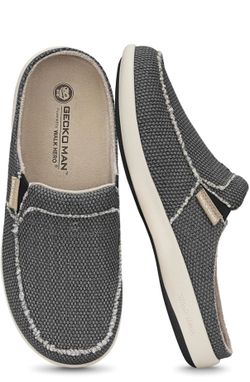 Gecko Man by Walk Hero  Mens Slippers with Arch Support . SIZE 13
