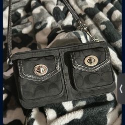 Vintage Coach Wristlet