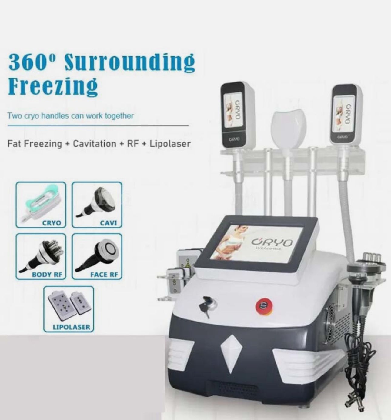 Fat Burning Machines / 360 Cryo Therapy Machine / Fat Freezing Machine