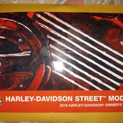 Harley Davidson Street Models 2016 Owners Manual 
