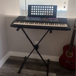 Keyboard And Guitar 