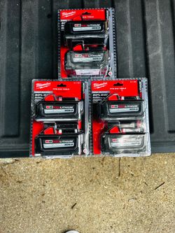 Milwaukee M18 RedLithium High Output XC6.0 Battery 2 Pack