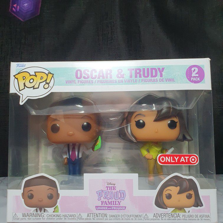 Funko Pop Disney The Proud Family Oscar and Trudy 2 Pack NEW 2022 Target EXCL