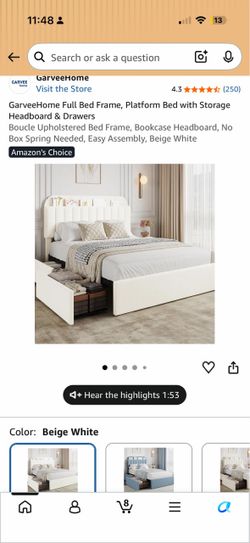Full size bed frame