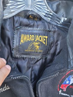 2003 houston livestock show and rodeo black xl jacket &KD8