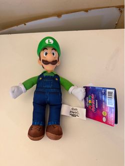 Official Luigi Plush Toy Super Mario Galaxy Movie