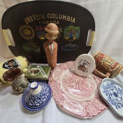 ✨ Curated Vintage Decor Lot - MCM, Blue & White, Nesting Dolls & More! ✨