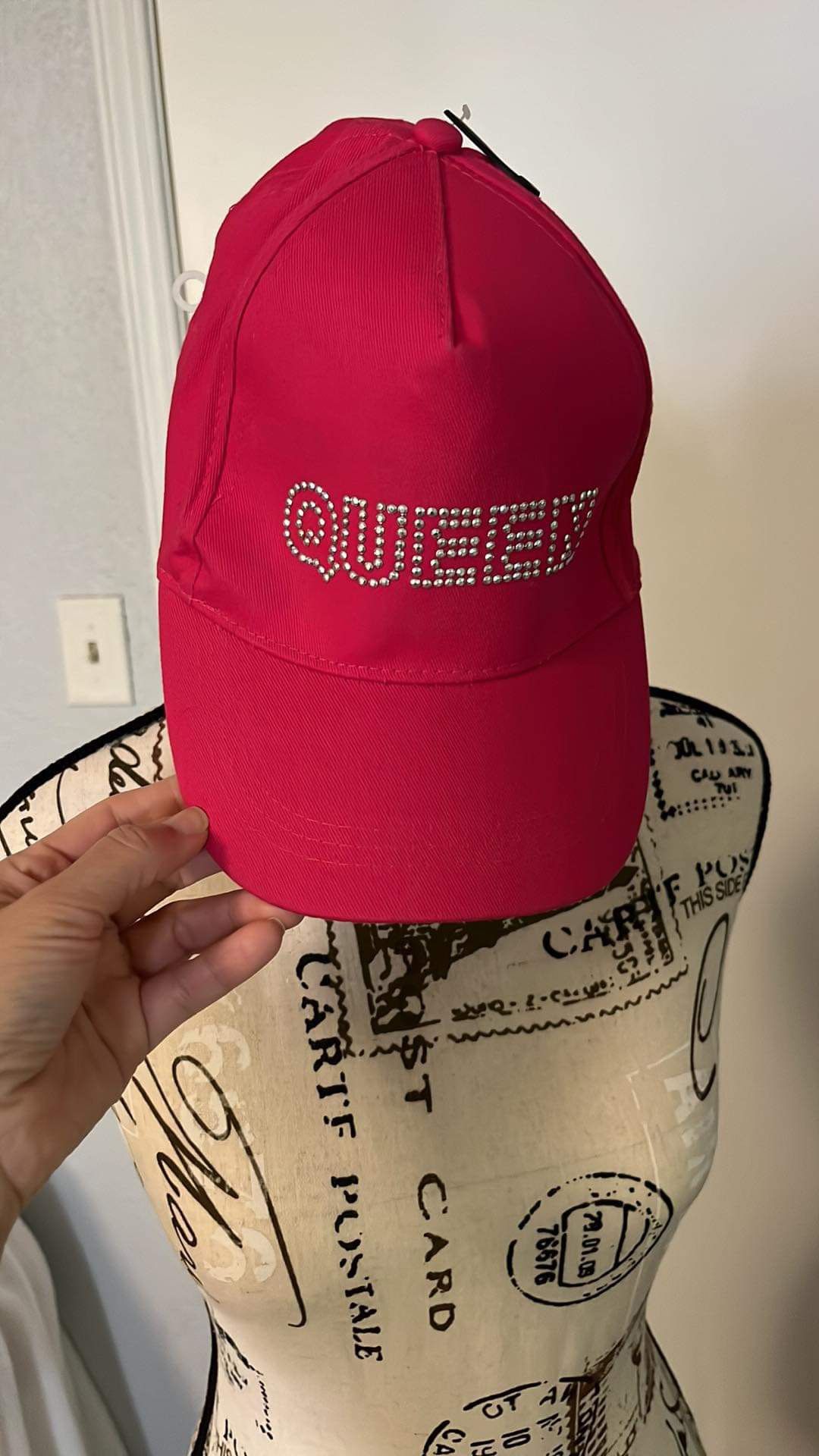 NEW Women's Pink Queen Cap