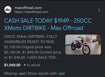 Dirt bike
