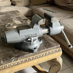 RARE Wilton 500 5" Jaw Bullet Bench Vise USA Machinists Vice w/ Cracked Base