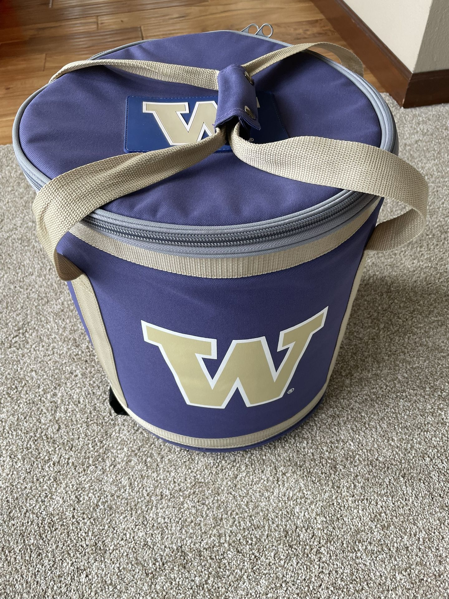 NCAA WA State Huskies Purple Rawlings Cold Cooler Baseball Bucket Bag