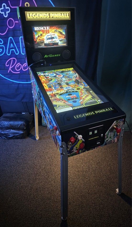 Legends Virtual Pinball Machine With Over 750 Tables and Vertical Arcade Games