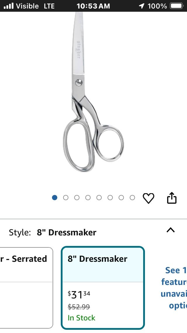 Clothing Scissors Never Been Used