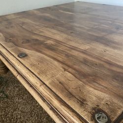 Real Wood Solid Coffe Table