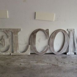 24-inch wooden letters***$20/pp