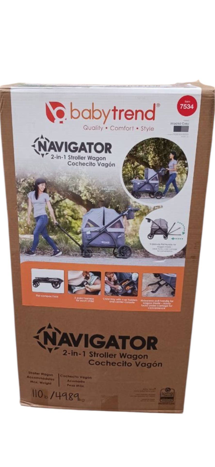 Baby trend navigator 2-in-1 stroller wagon