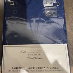 New weighted fabric shower curtain 