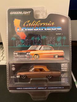 Greenlight California Lowriders 1963 Chevrolet Impala Convertible diecast toy
