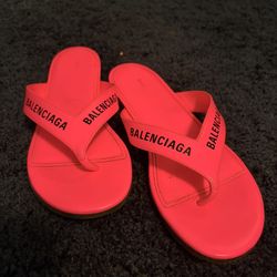 Balenciaga Vibrant Pink Sandals