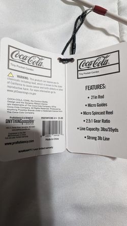 Coca Cola Collectors Fishing Rod & Reel for Sale in San Antonio, TX -  OfferUp