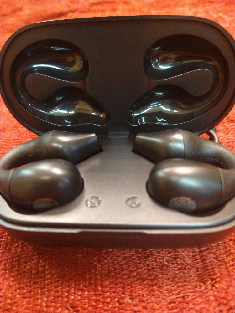Wireless Ear Clip Bone Conduction Headphones, Mini Bone Conduction Headphones, BT Wireless Headset, Open Ear Headphones BT 