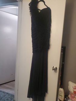 Long black dress