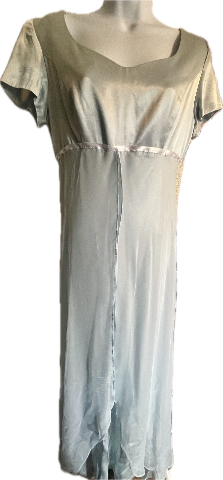 Regency Era Light Blue Dress