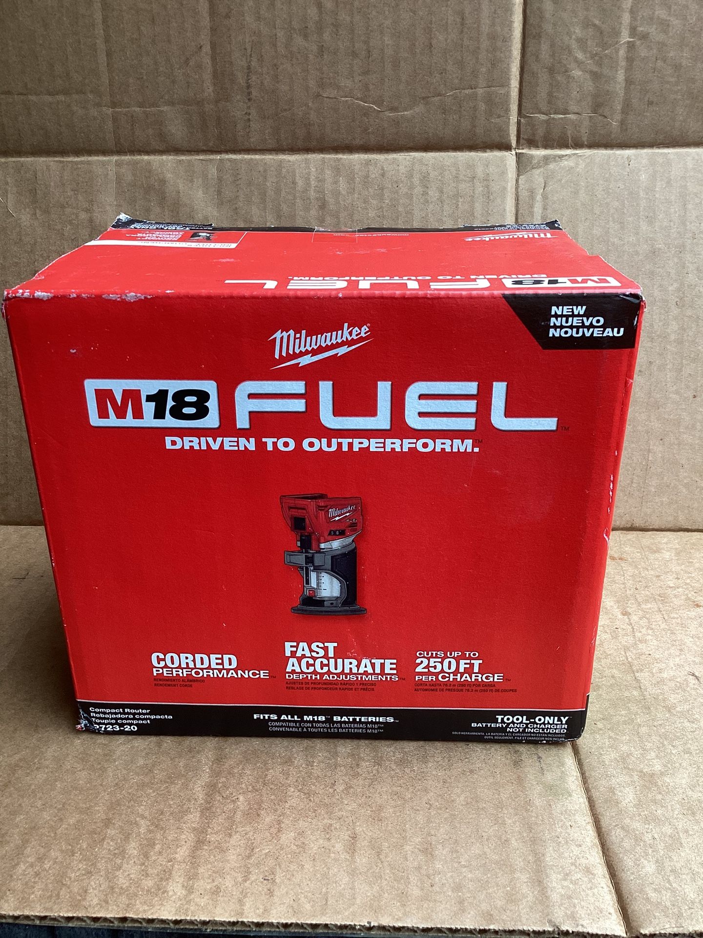 MILWAUKEE M18 FUEL 18V LITHIUM-ION BRUSHLESS CORDLESS COMPACT ROUTER ( TOOL ONLY) 