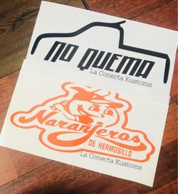 Brand new custom Los Naranjeros de Hermosillo vinyl sticker decal .