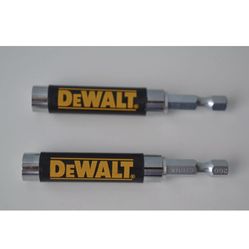 Lot of 2 DEWALT DW2054 Compact Magnetic Bit Tip Holder Finder Guide Driver 